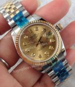 Replica Rolex 2-Tone Jubilee Datejust Gold Watch 31mm